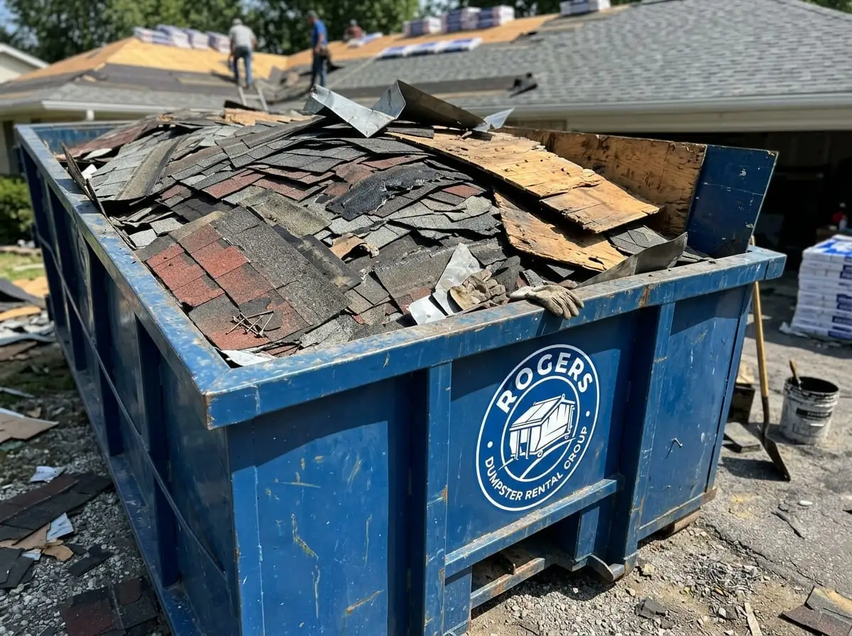 Roofing Dumpster Rental in Rogers, AR